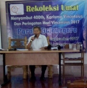 Rekoleksi Umat Menyambut 400 th Karisma Vinsensius